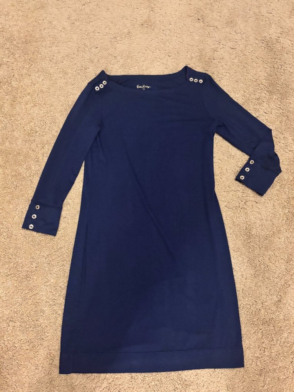 Lilly Pulitzer SPF 50 Navy Sophie Dress -